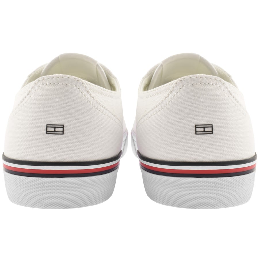 Tommy Hilfiger Corporate Vulc Canvas Trainers White EU 42 Man